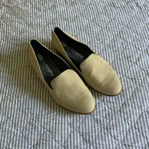Cream Perforated Loafer